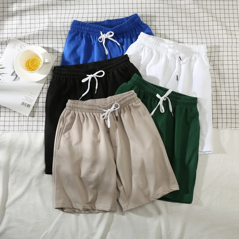 Plain Sports Shorts Summer Simple Soild Color Daily Shorts