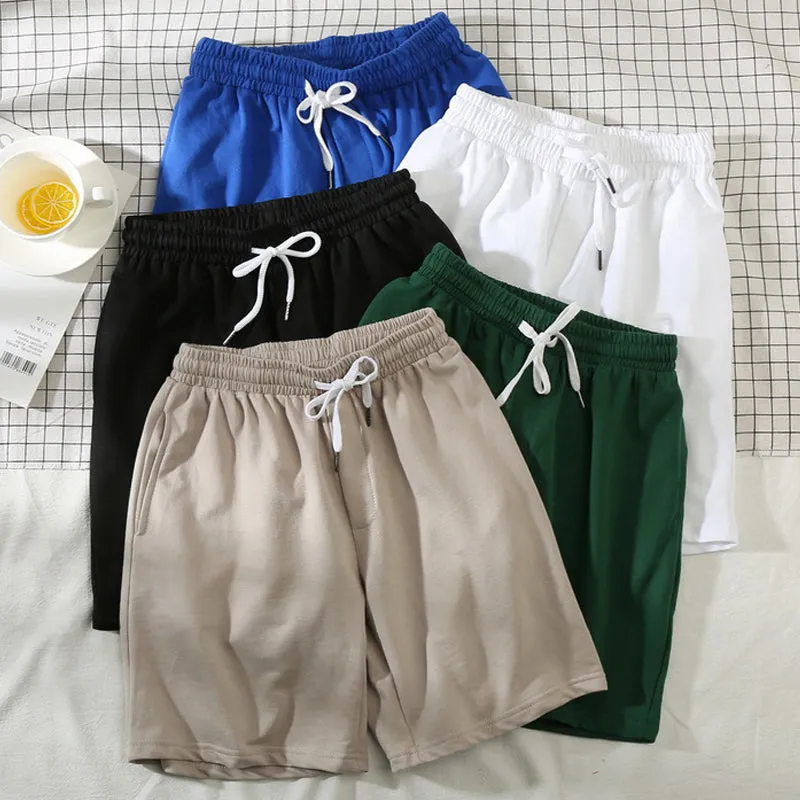 Plain Sports Shorts Summer Simple Soild Color Daily Shorts