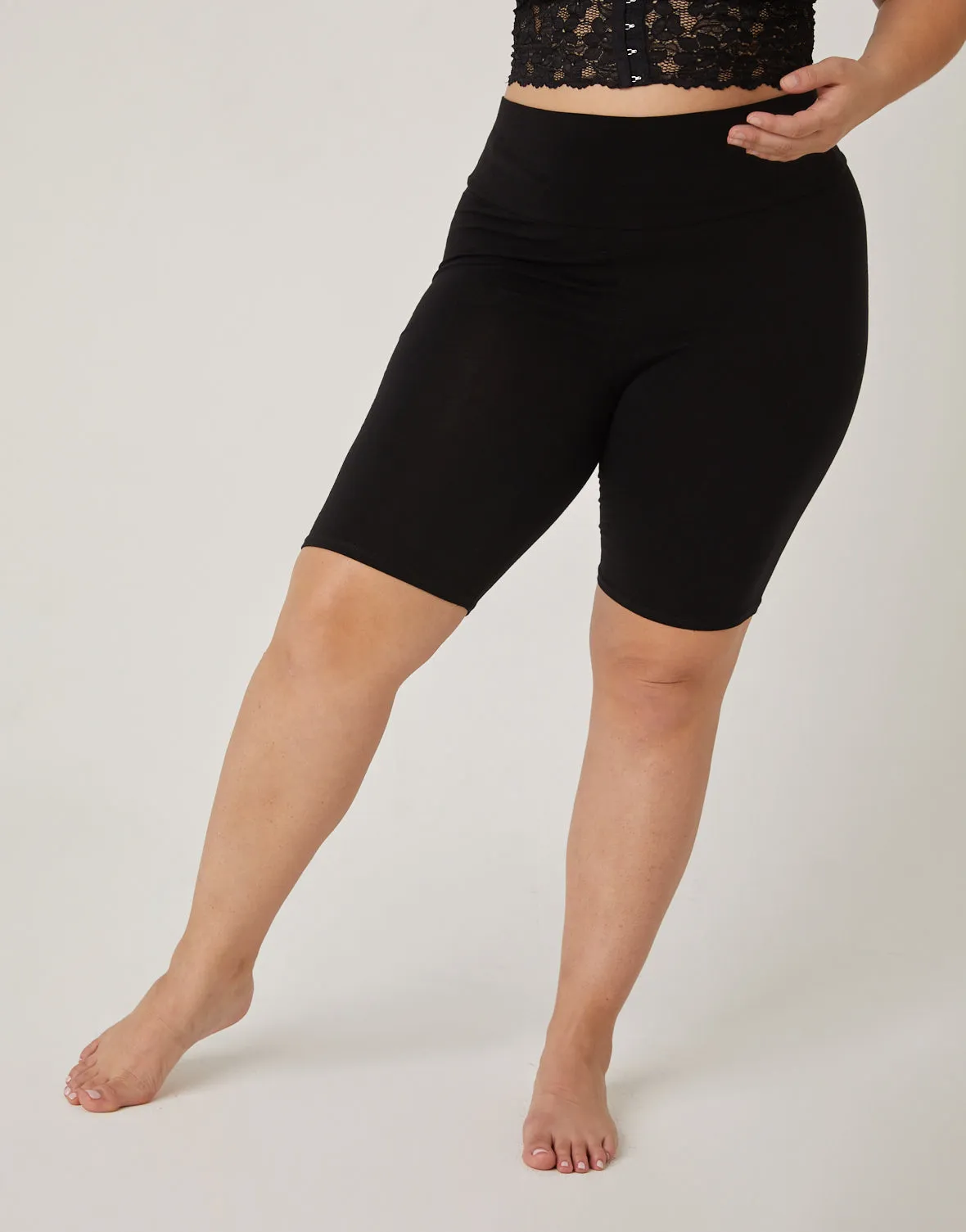 Plus Size Comfort Bike Shorts