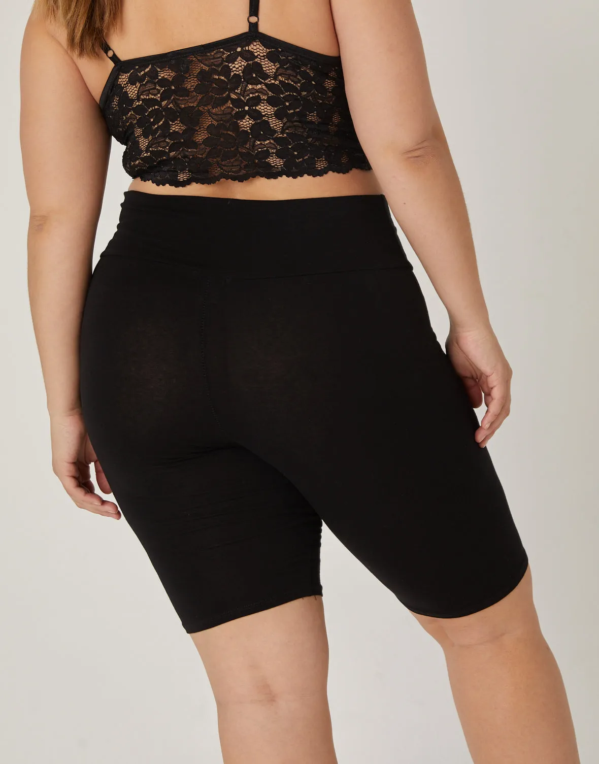 Plus Size Comfort Bike Shorts