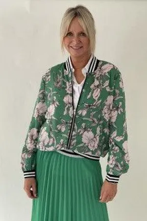 Print Bomber Jacket | Florence Green