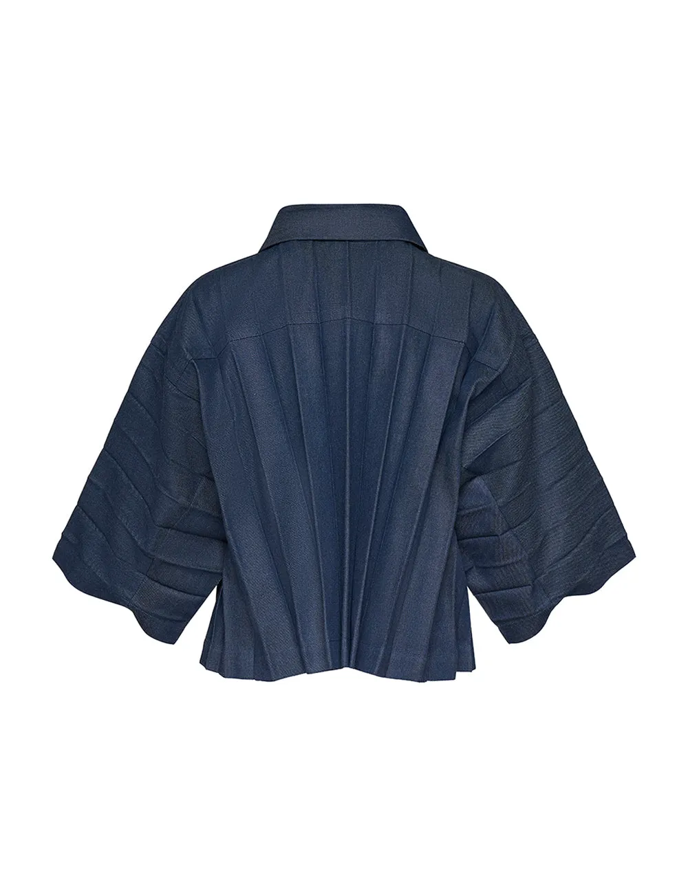 Remetex Pleats Denim Jacket