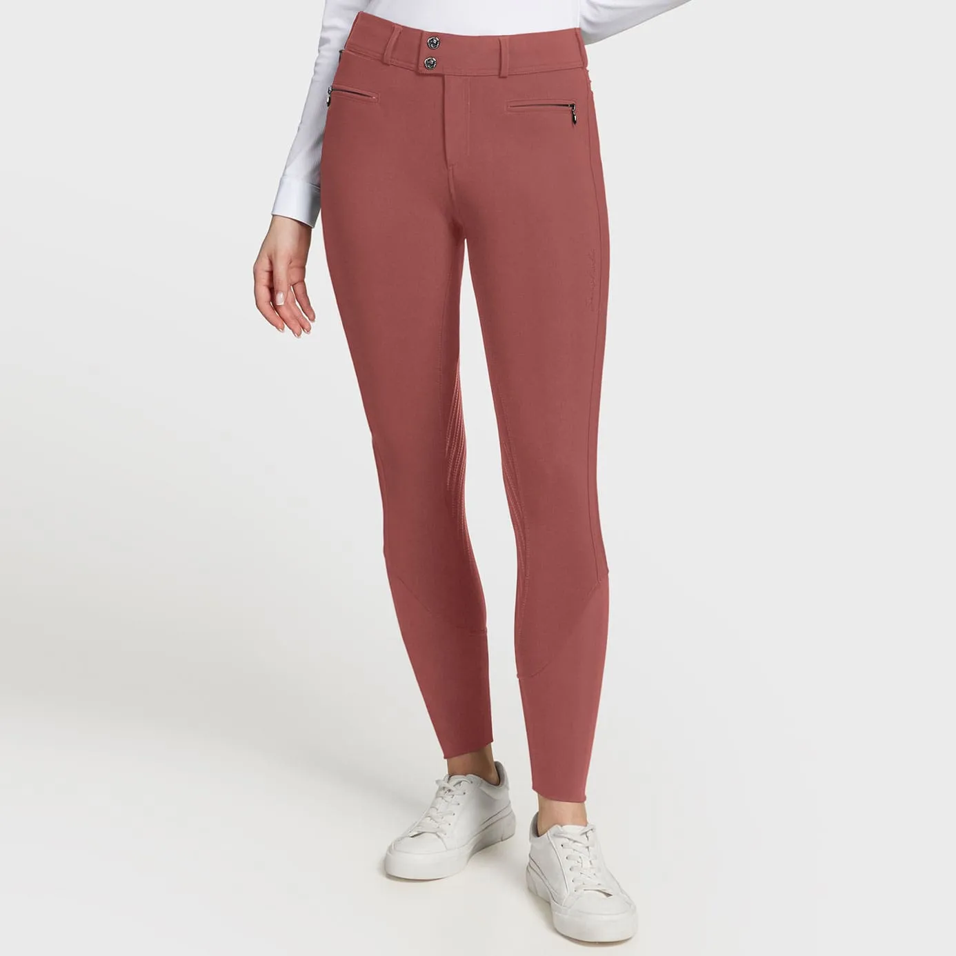 Samshield Chloe Script Breeches - Marsala