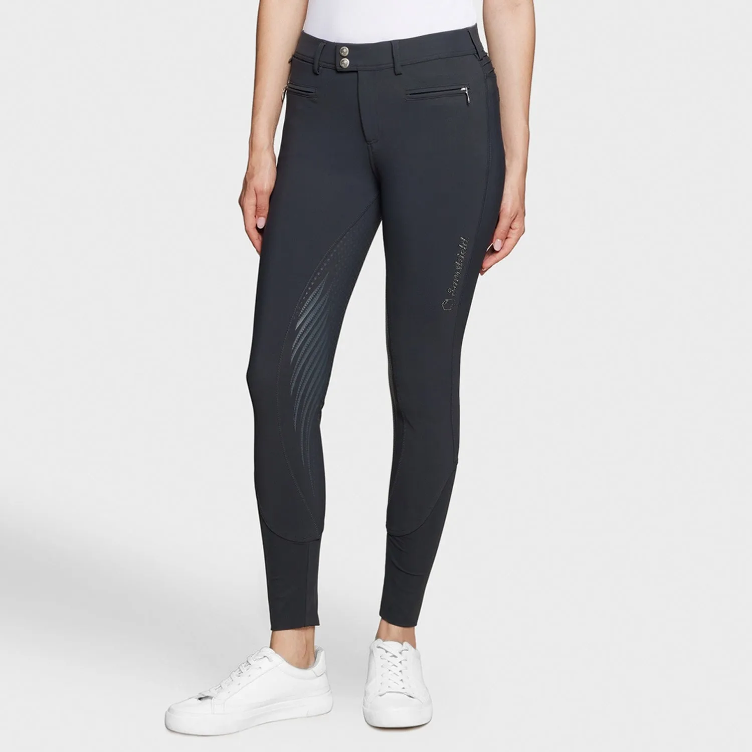 Samshield Diane Full Grip Breeches - Anthracite Grey