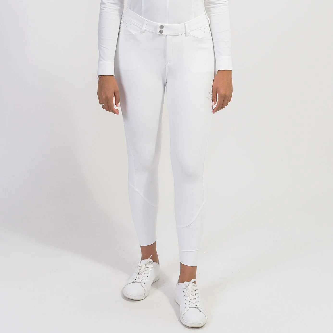 Samshield Jully Crystal Leaf Breeches - White