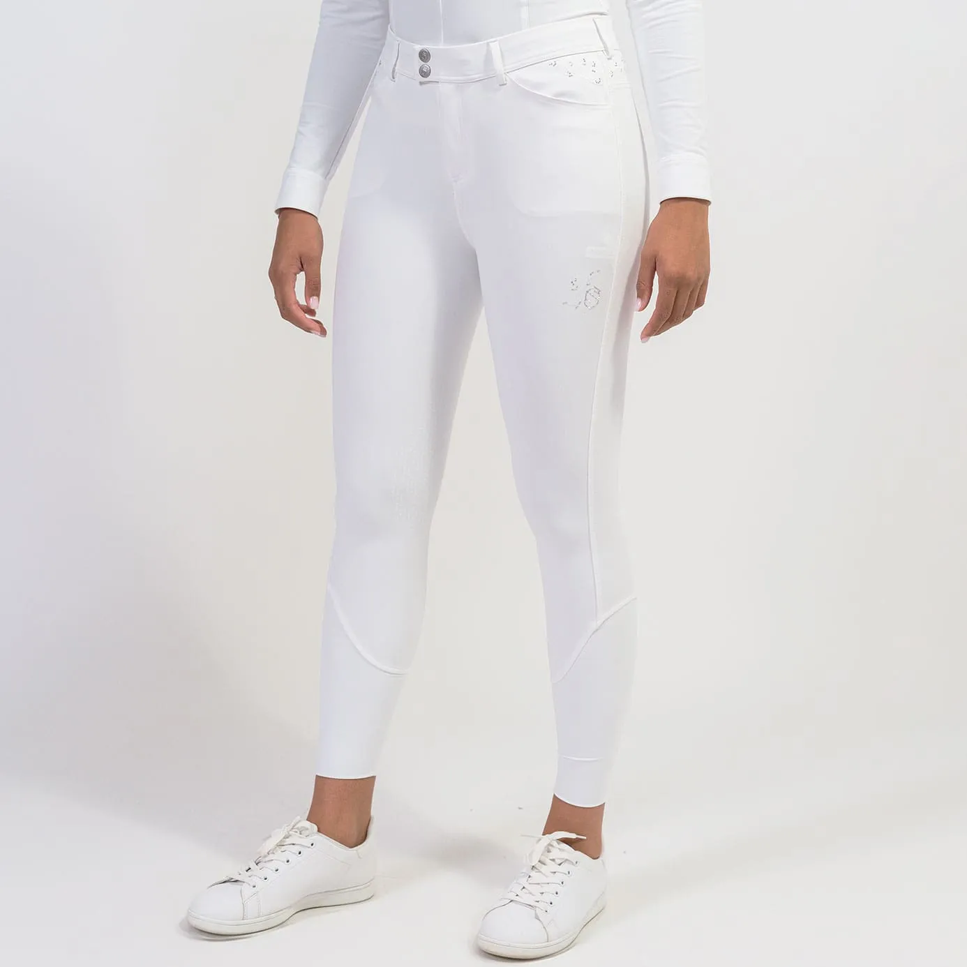 Samshield Jully Crystal Leaf Breeches - White