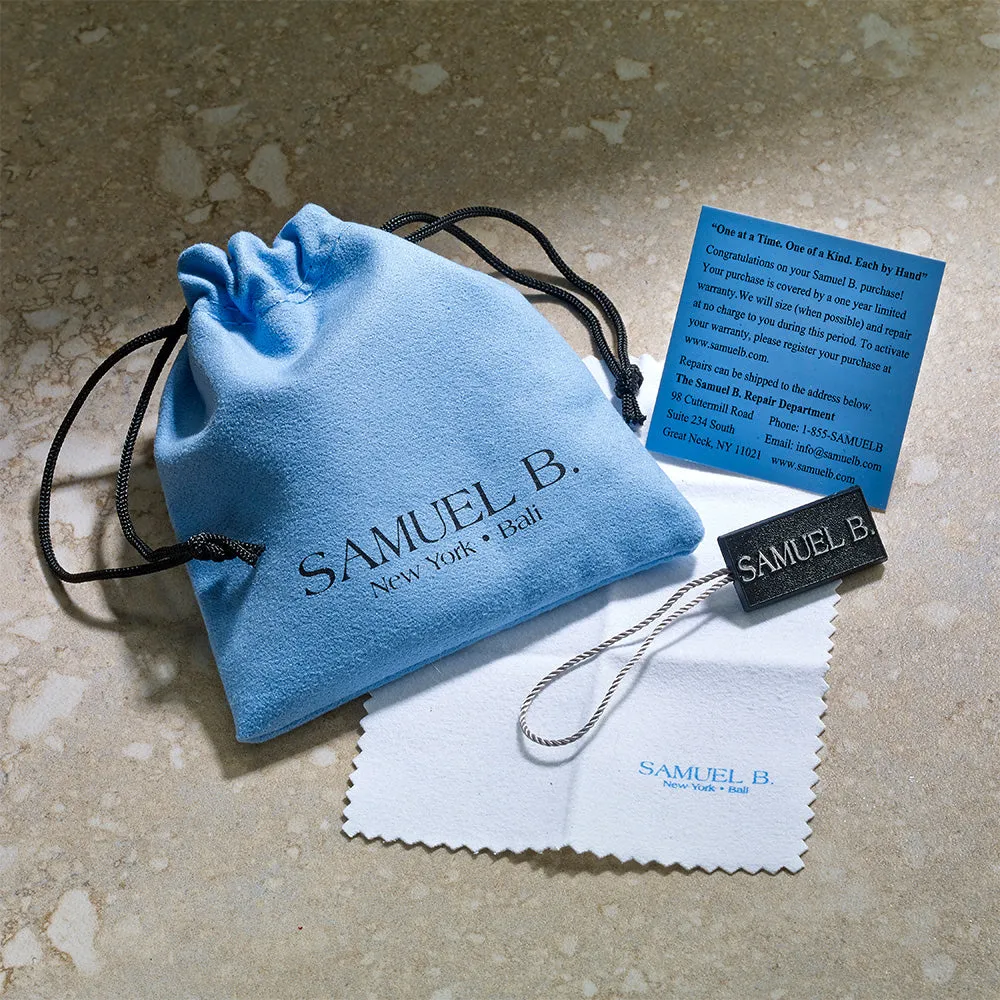 Samuel B. Sleeping Beauty Turquoise Glow Bangle Bracelet