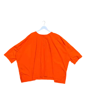 Size XL-XXL - Manteau Noir Orange Boxy Top