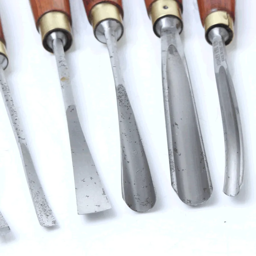 SOLD - 13 Ashley Iles Carving Tools - UK ONLY