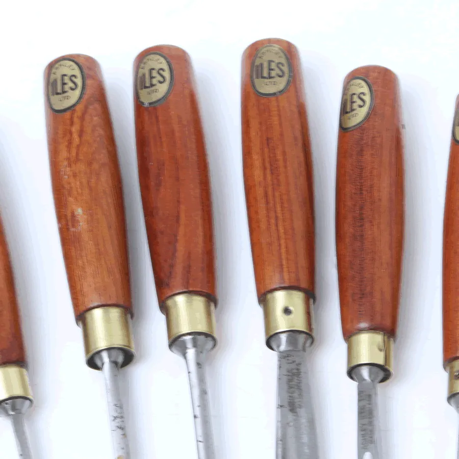 SOLD - 13 Ashley Iles Carving Tools - UK ONLY