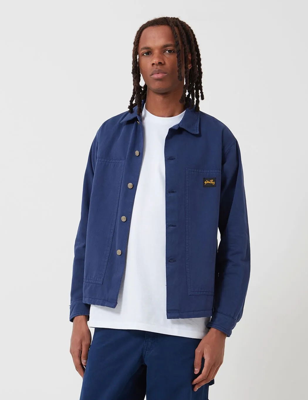 Stan Ray Box Jacket (Overdyed) - Navy Blue