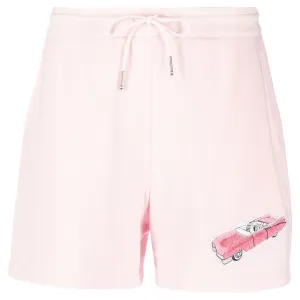 Summer Shorts With Car Embroidery