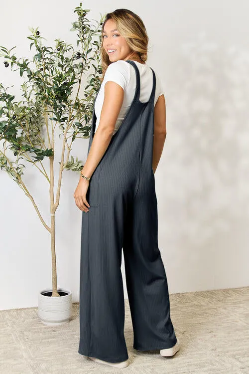 TEEK - Full Size Wide Strap Overalls