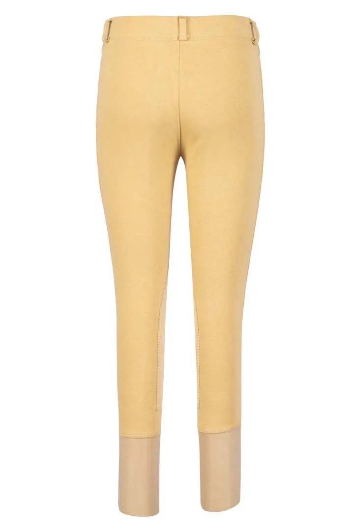 TuffRider Children's Cotton Pull-On Knee Patch Breeches