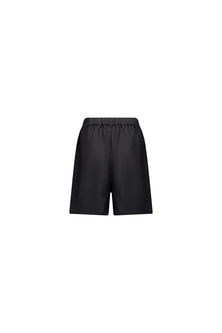 Vassali Black Linen Short