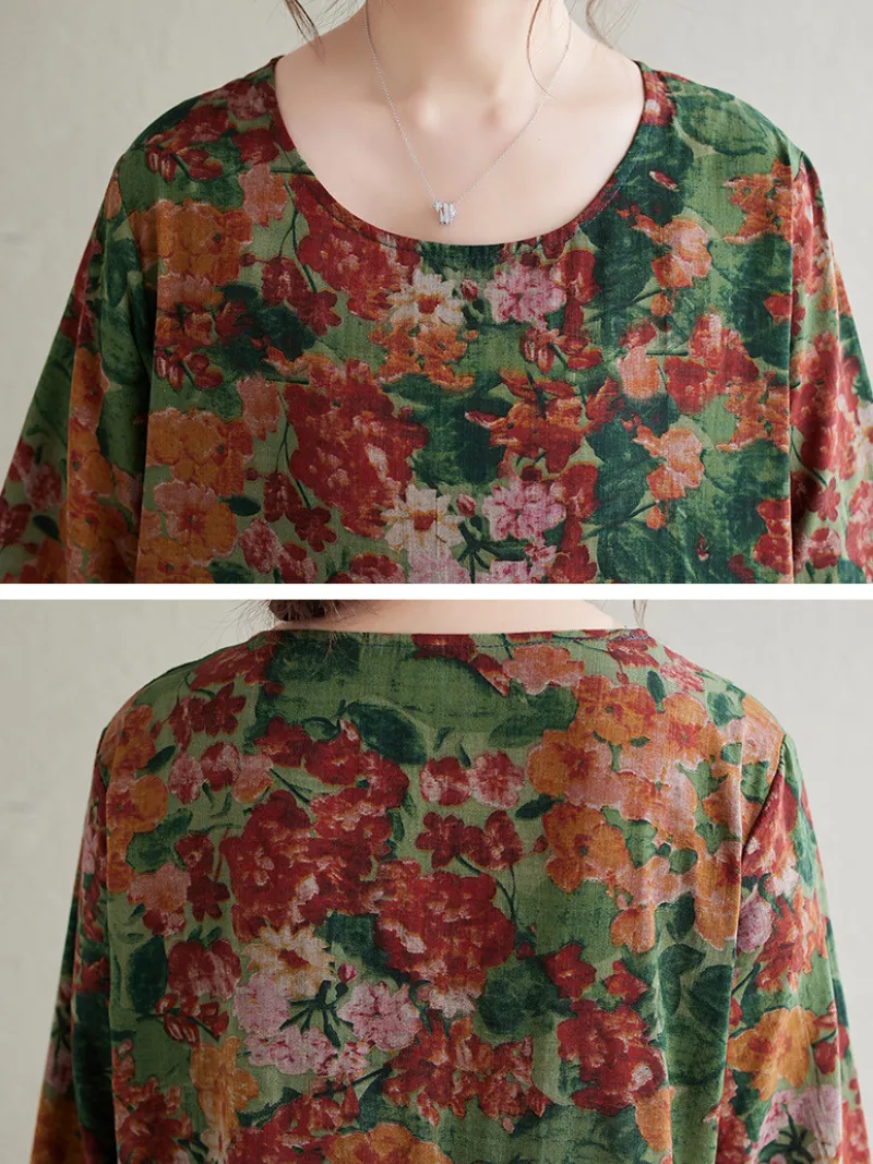 women's Printed Flower Smock Dress for the Wild at Heart