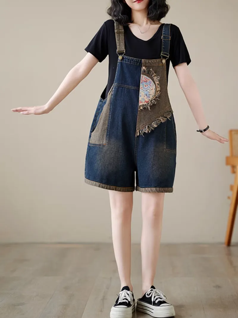 Women's  Spring Everyday Wear Bib's Pockets Overalls Dungarees