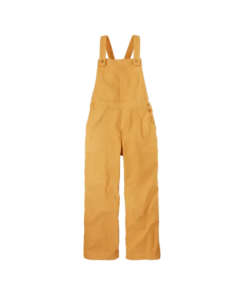 Women's Stand Up Cropped Corduroy Overalls